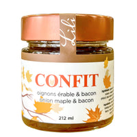 Confit d'oignons - Érable & bacon