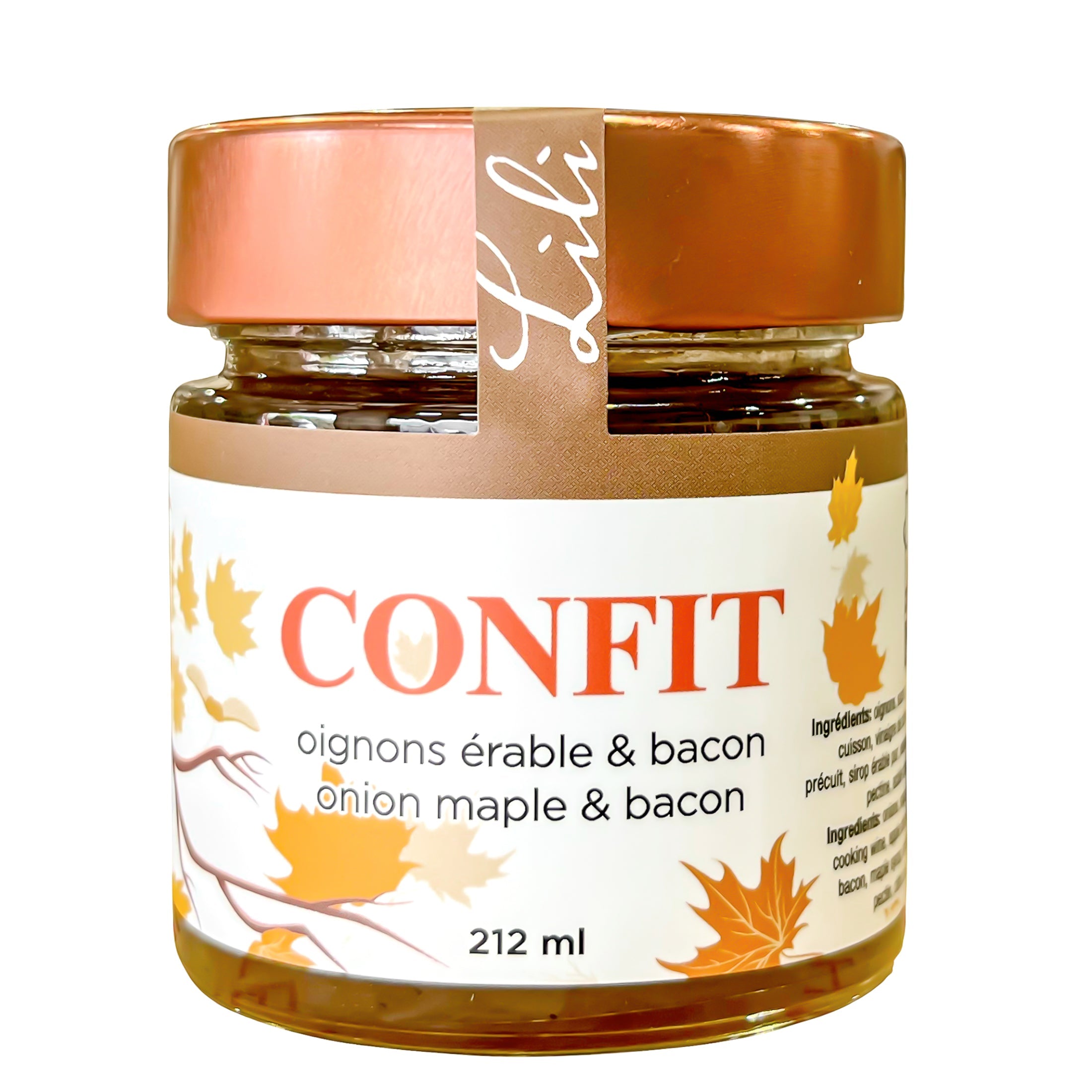 Confit d'oignons - Érable & bacon