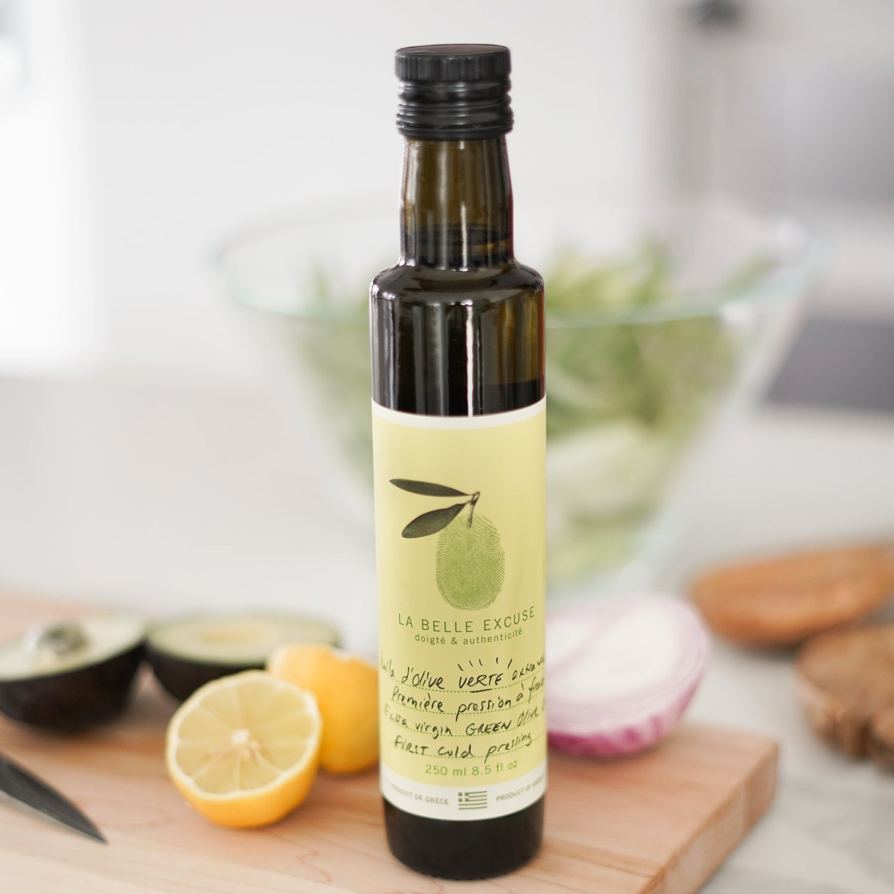 Huile d'olive verte extra vierge
