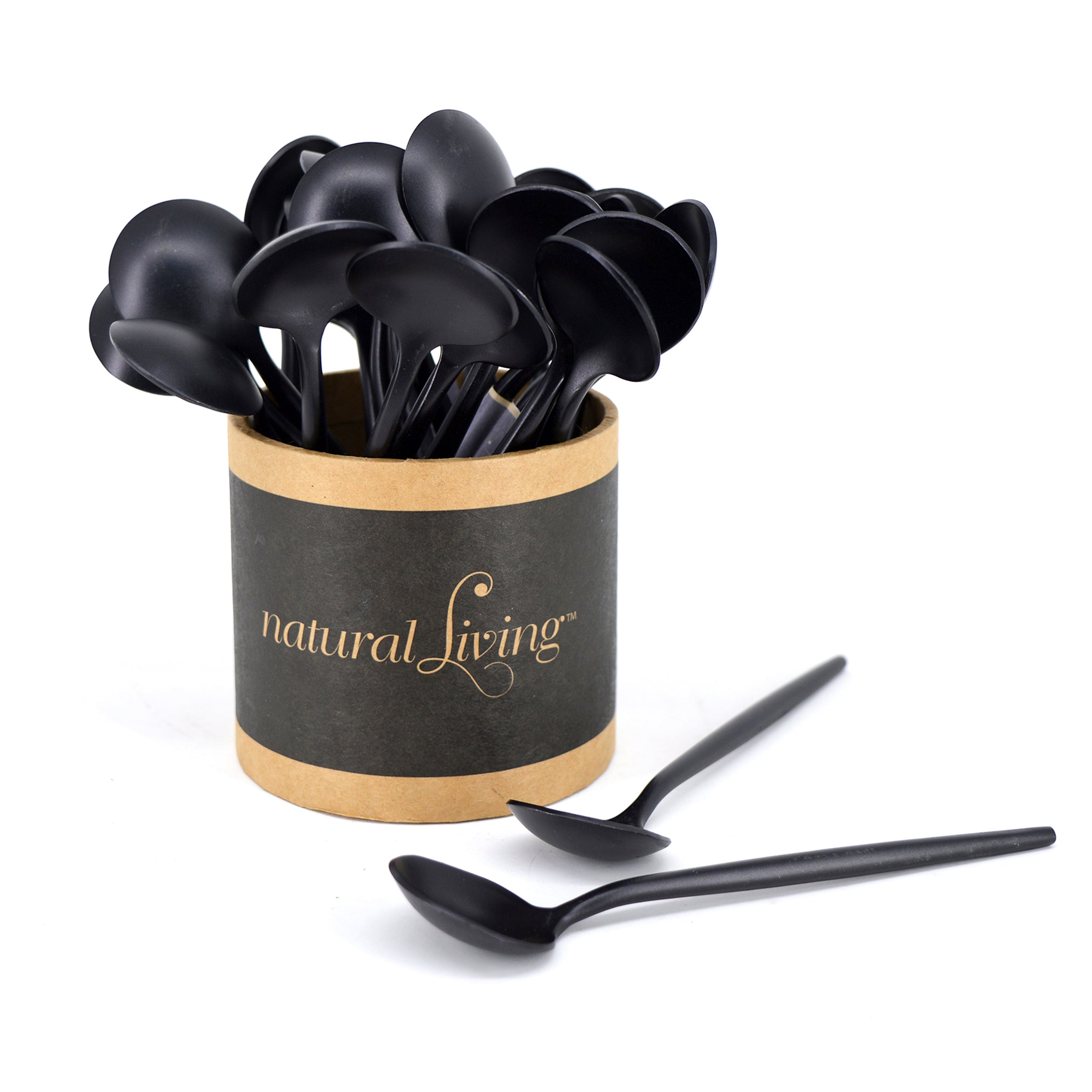Cuillère noire mat