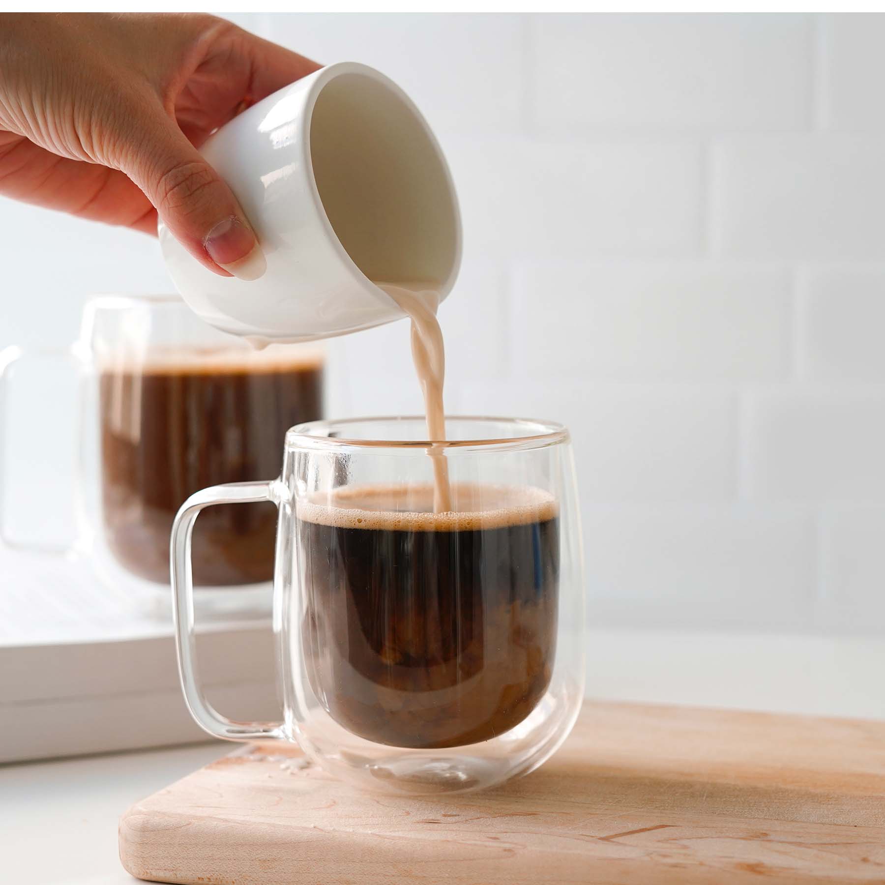 Ensemble de 2 tasses à café à double paroi - 300 ml