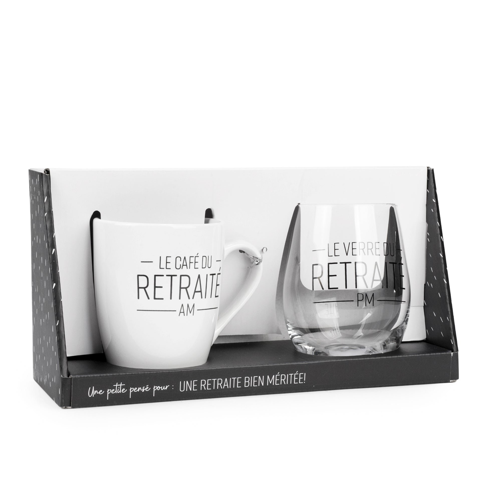 Duo verre & tasse - Retraite