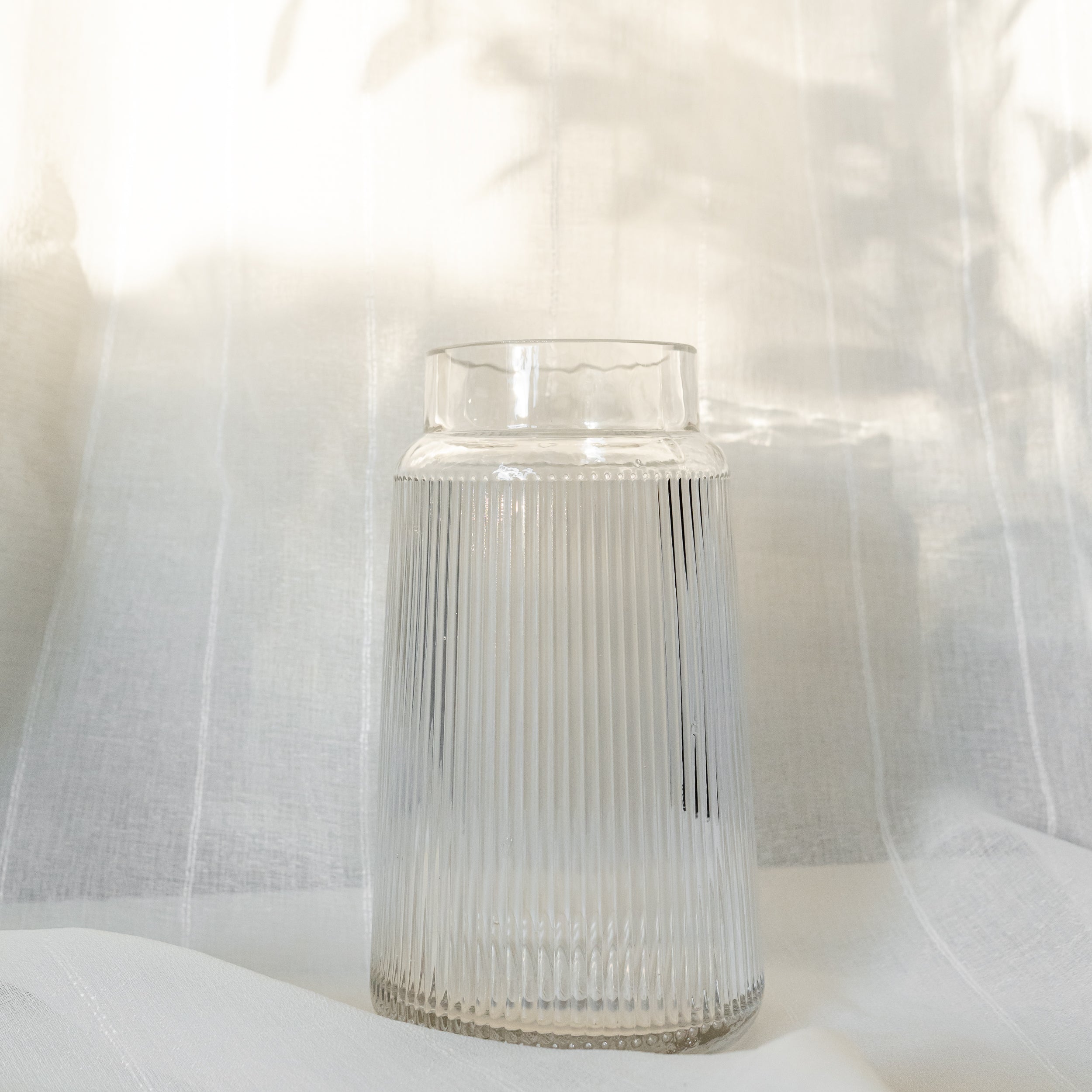 Vase strié fin 8" - Stockholm