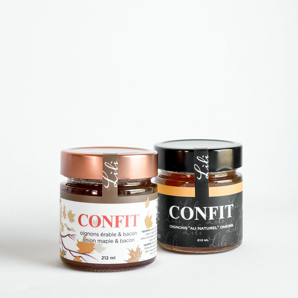 Duo confits - Nature & érable bacon