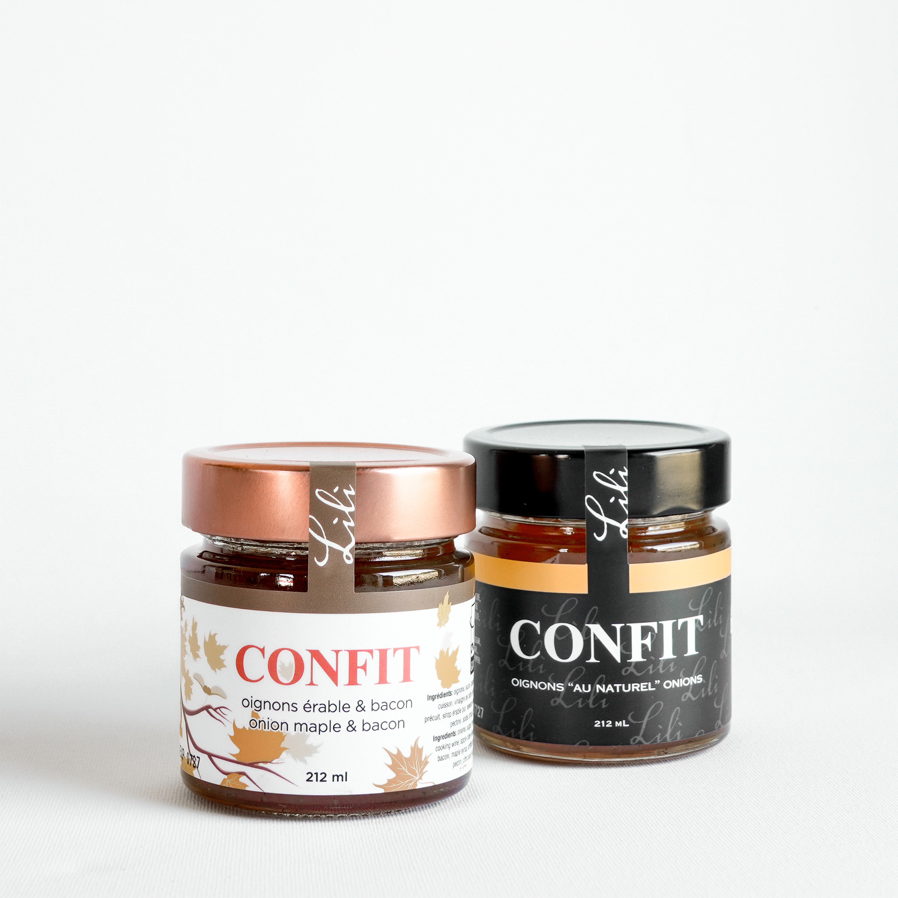 Duo confits - Nature & érable bacon
