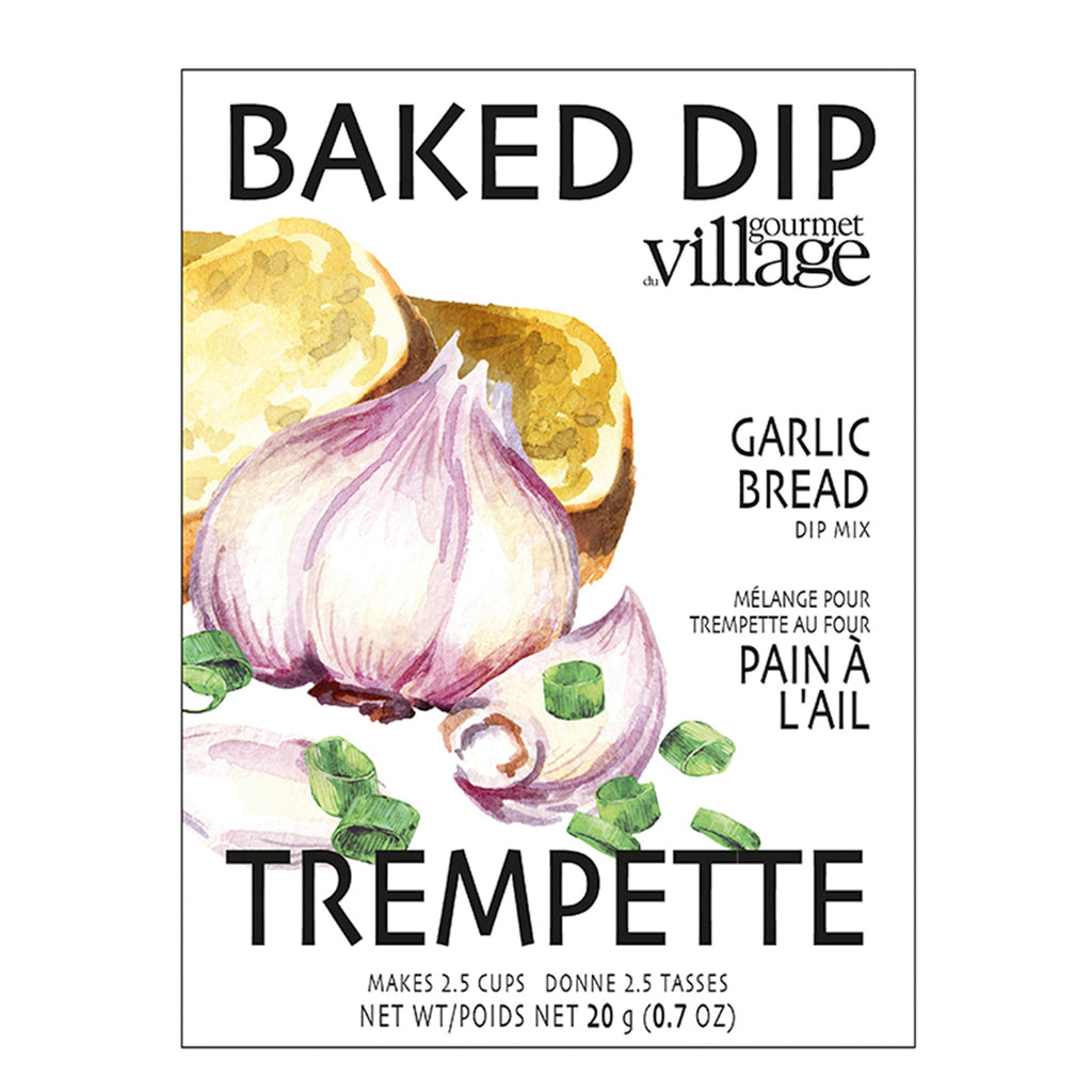 Mélange à trempette chaude - Pain à l'ail