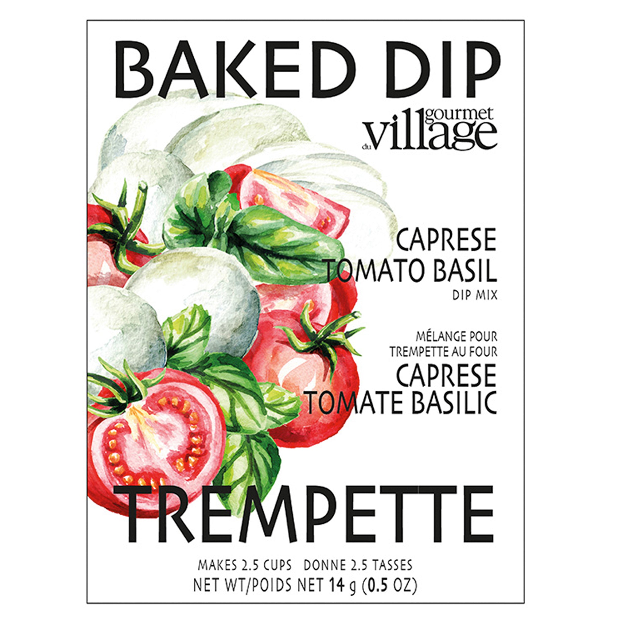Mélange à trempette - Tomates basilic