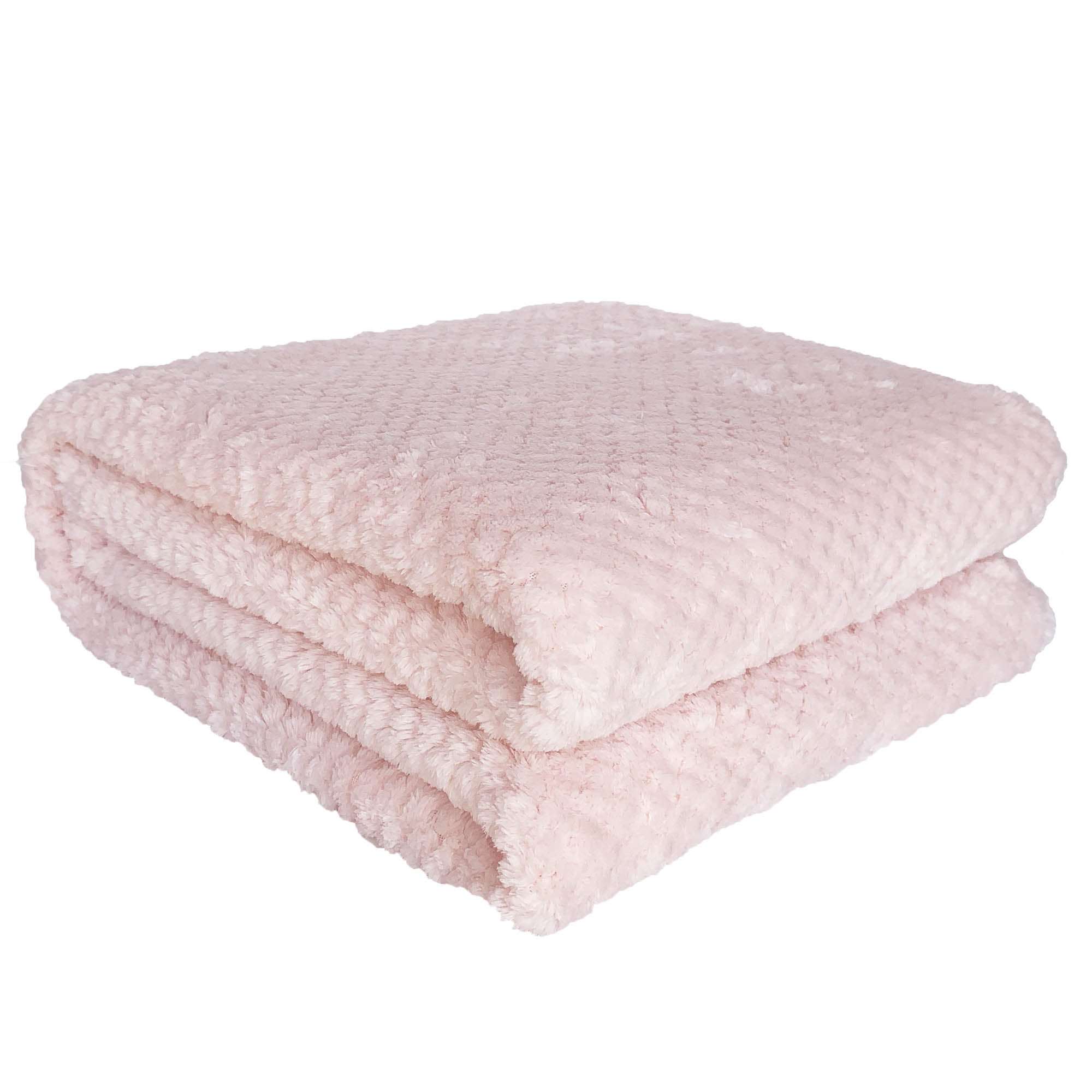 Jeté Kozy texturé - Rose