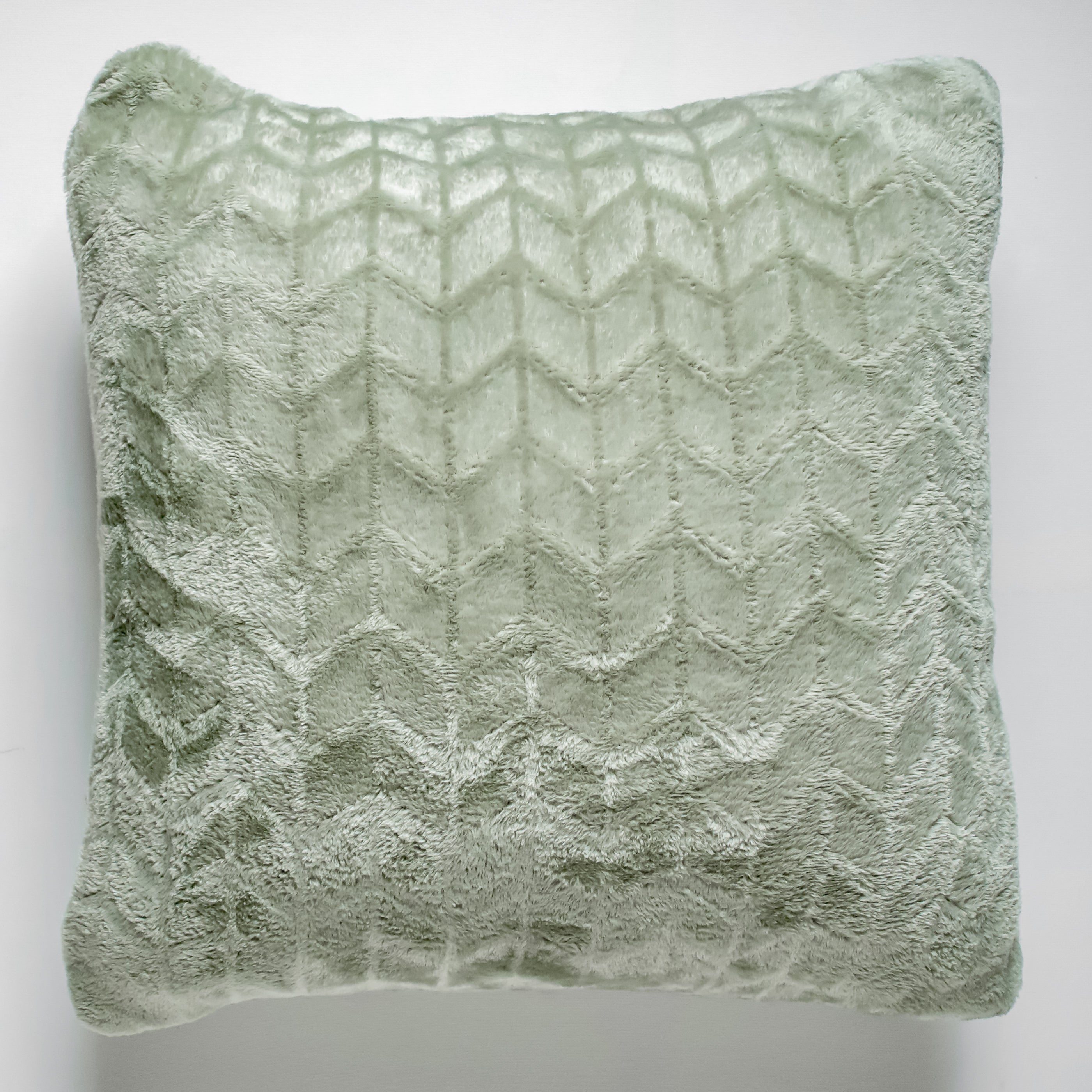 Coussin en peluche - Sauge