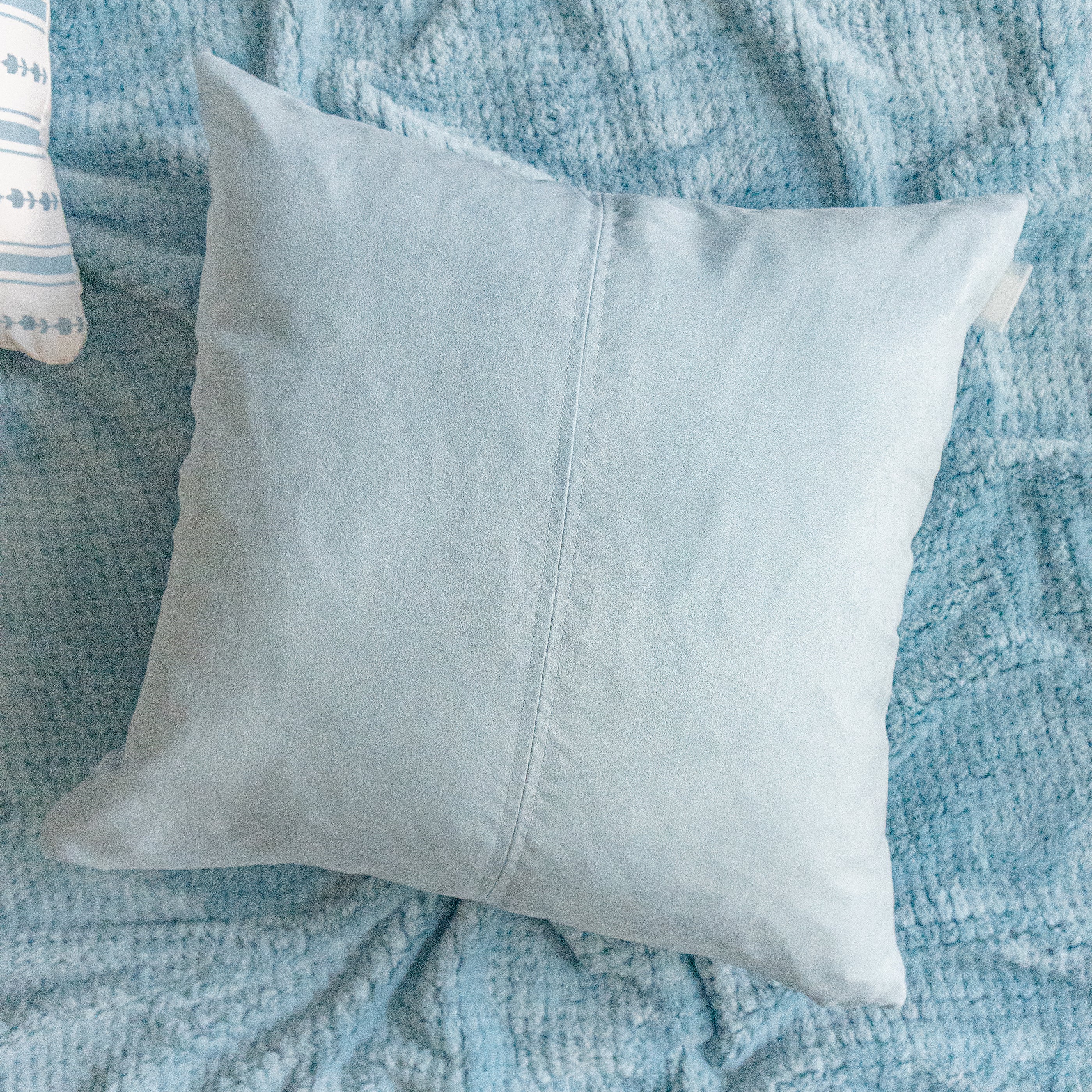 Coussin Kozy - Bleu mirage