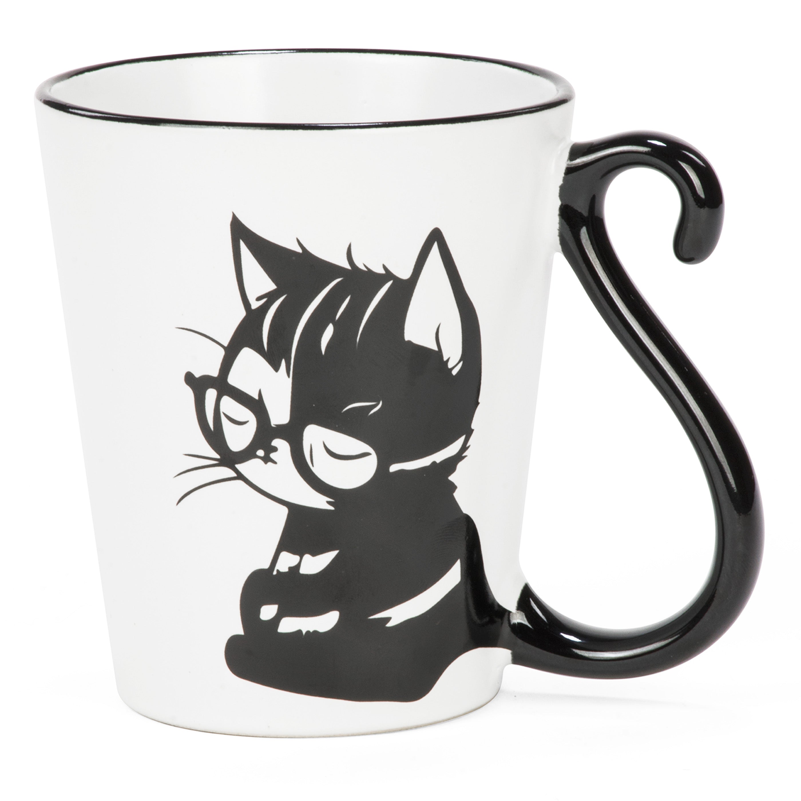 Tasse queue de chat à lunette