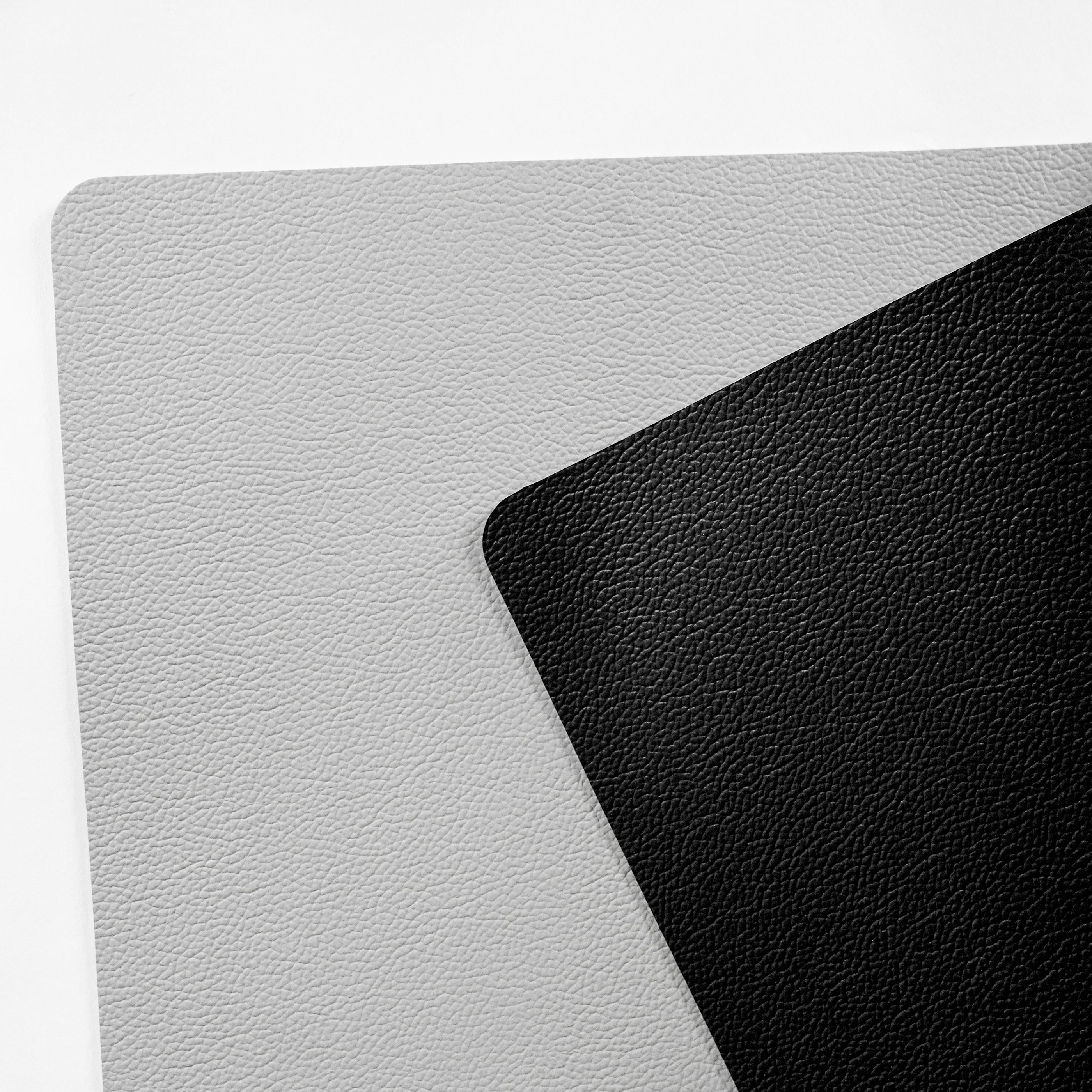 Napperon réversible - Noir & gris